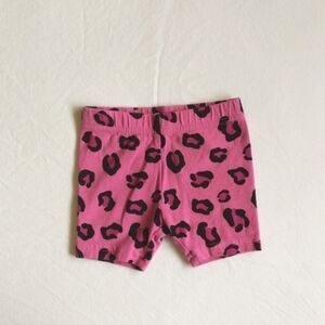 george pink leopard print biker cartwheel shorts 12 months baby girl